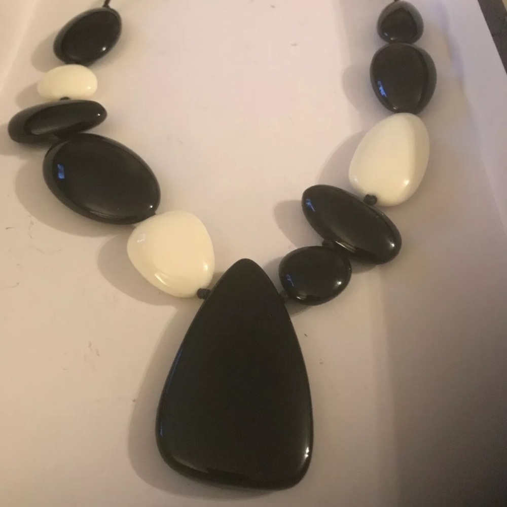 Chicos Black and White Necklace